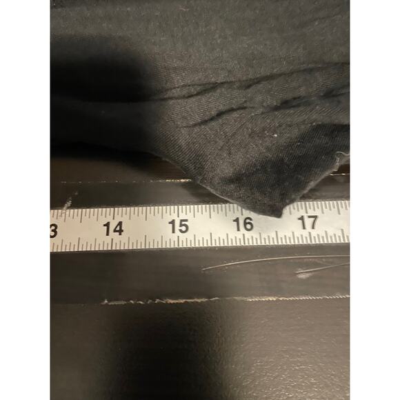 Free People Beach Womens Pants XS Black Fold Over Waist Jogger Leg Boho Festival - Picture 6 of 8